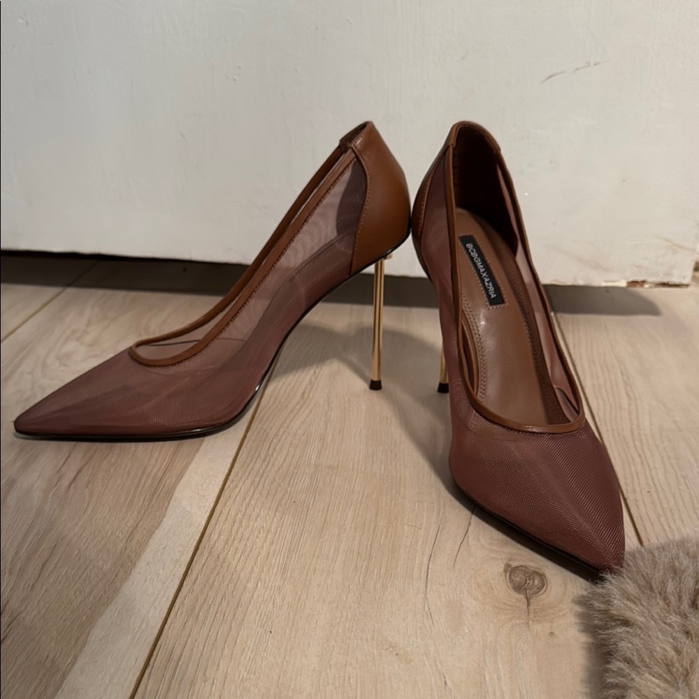 BCBG MAXAZRIA Mesh Stiletto Heels